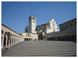 la Basilica di san Francesco ad Assisi